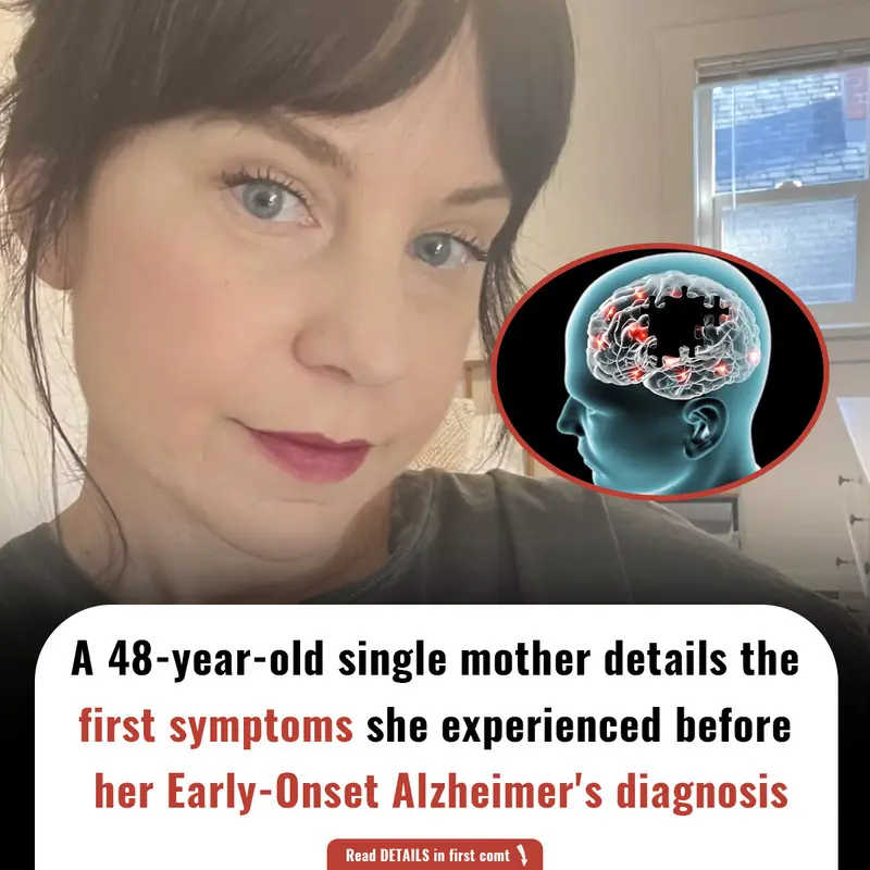 A 48-year-old single mother details the first symptoms she experienced before her Early-Onset Alzheimer's diagnosis