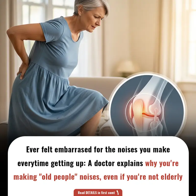 Ever felt embarrased for the noises you make everytime getting up: A doctor explains why you're making "old people" noises, even if you're not elderly
