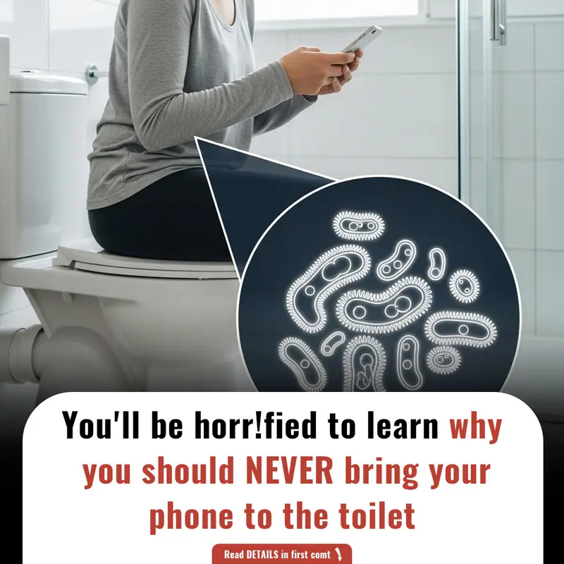 You'll be horr!fied to learn why you should NEVER bring your phone to the toilet