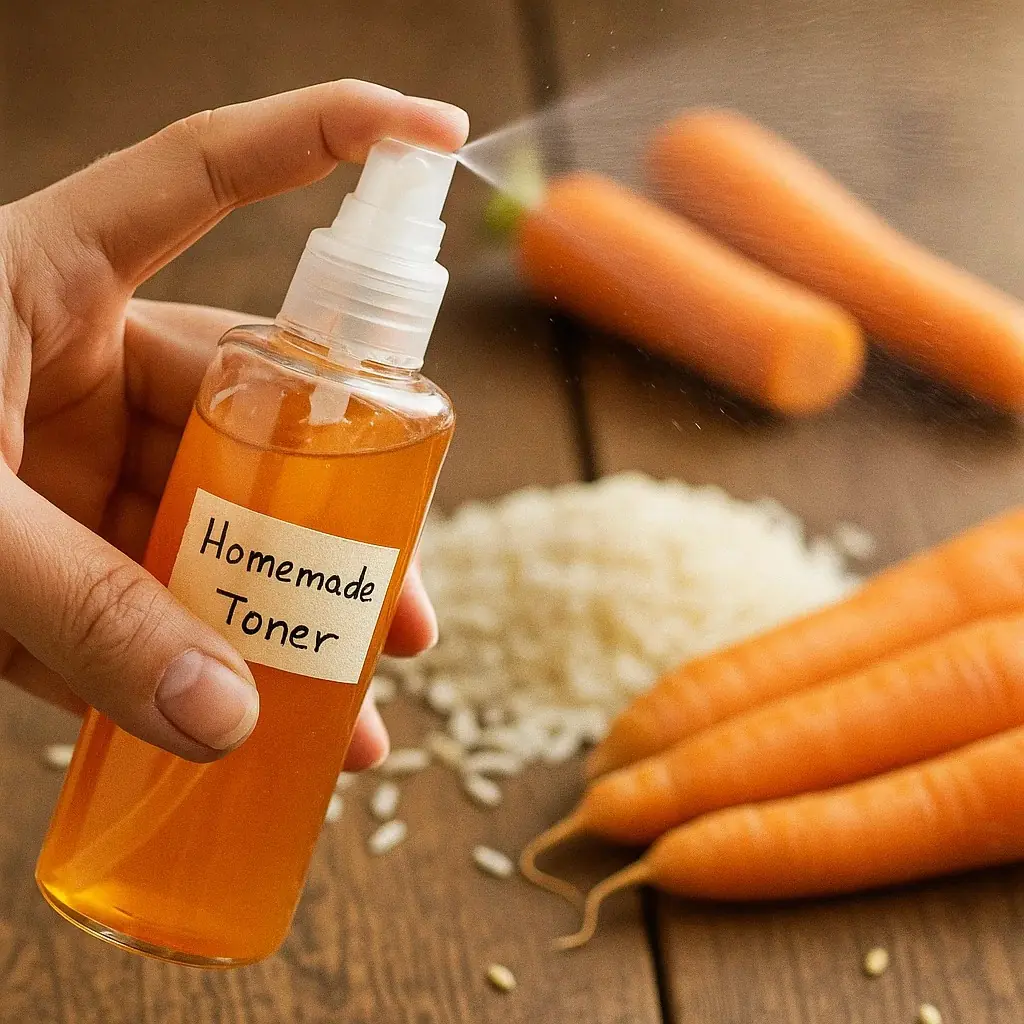 Carrot Toner DIY Recipe for Glowing Skin: Natural Anti-Aging Benefits for a Radiant Complexion