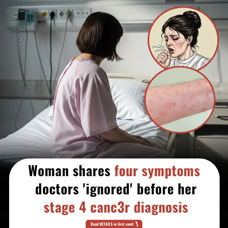 Woman shares four symptoms doctors 'ignored' before her stage 4 canc3r diagnosis