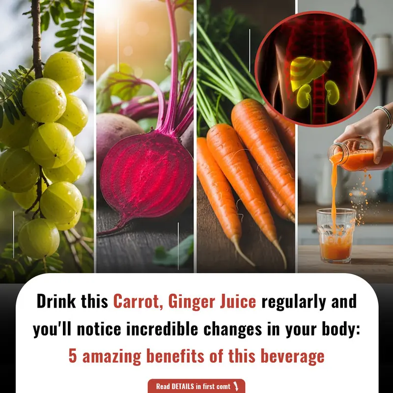 8 amazing things that will happen to your body when you drink amla, carrot, and beetroot juice every morning 👇