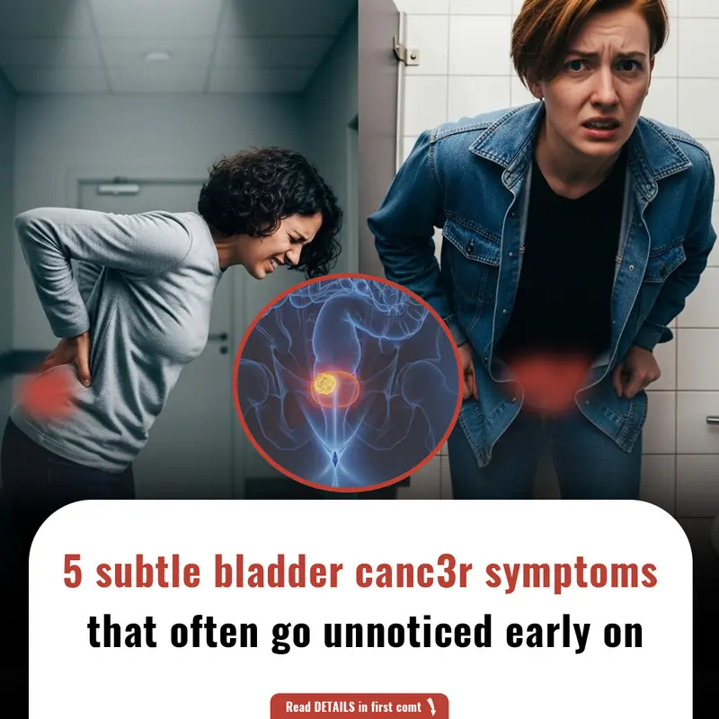 5 subtle bladder canc3r symptoms that often go unnoticed early on