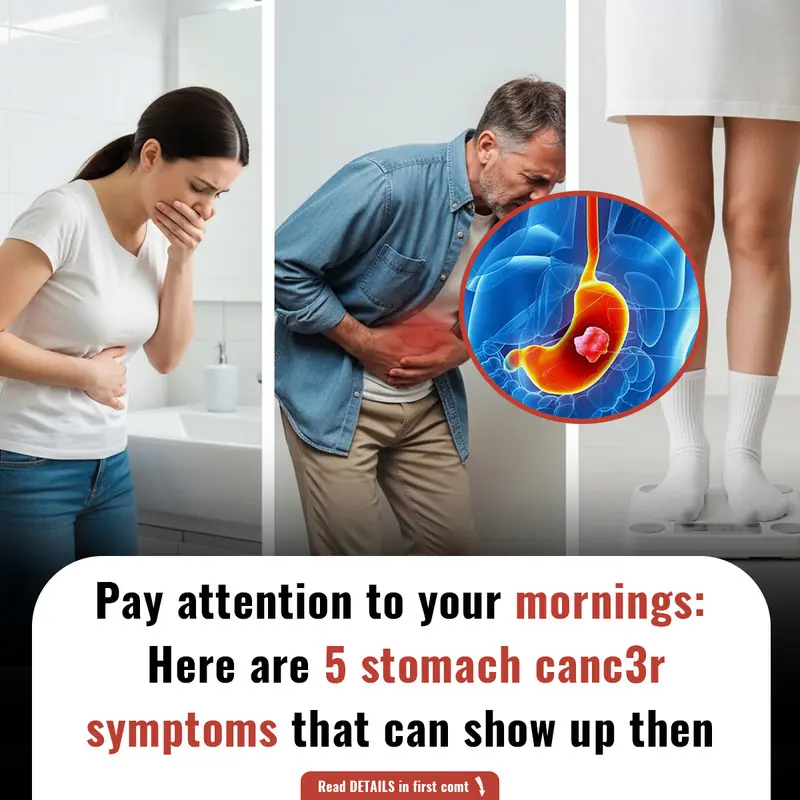 Pay attention to your mornings: Here are 5 stomach canc3r symptoms that can show up then