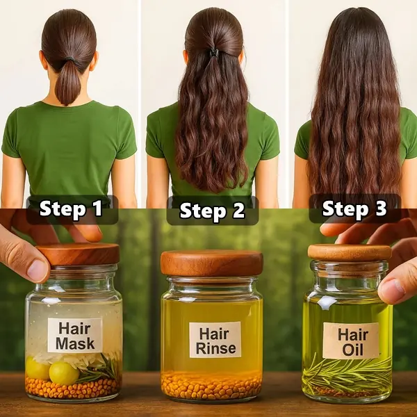 4 Step Hair Growth Hack and Essential Hair Care Tips for Strong, Thick Hair