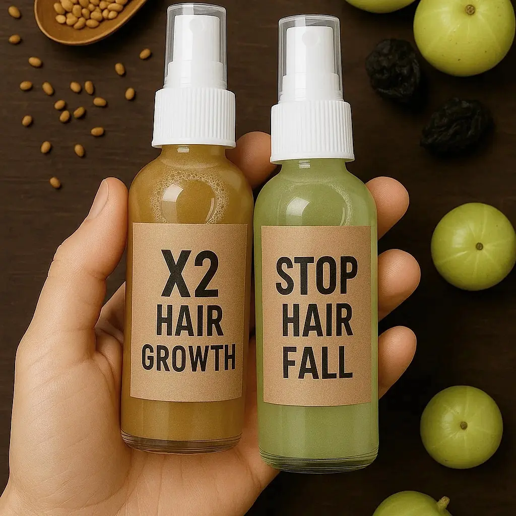 Ultimate DIY Hair Growth Sprays: Stop Hair Fall, Stimulate Growth, and Achieve Fuller, Healthier Hair Naturally