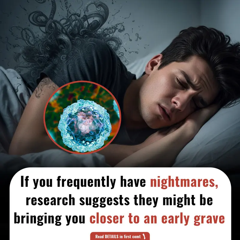 Your nightmares aren't just scary—a new study suggests they could be shortening your life.