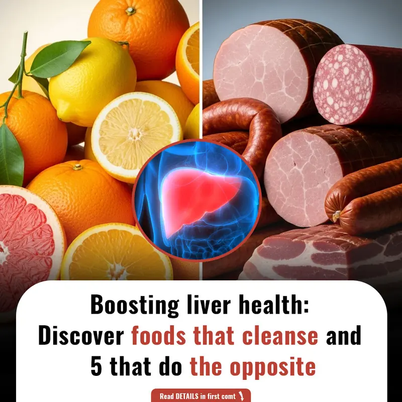 Boosting liver health: Discover foods that cleanse and 5 that undermine it