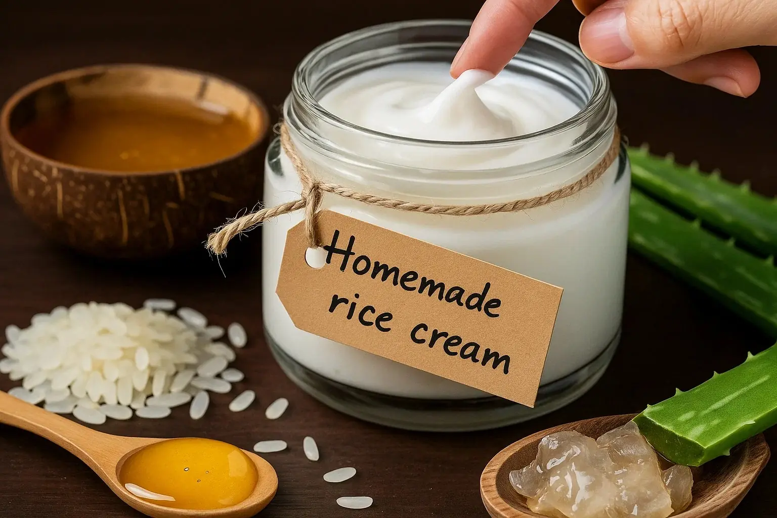 Homemade Rice Anti-Aging & Brightening Cream: A DIY Korean Skincare Secret for Flawless Skin
