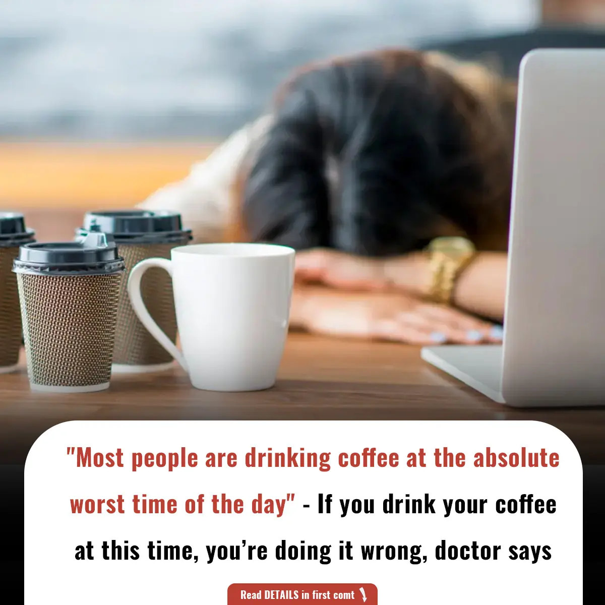 "Most people are drinking coffee at the absolute worst time of the day" - If you drink your coffee at this time, you’re doing it wrong, doctor says