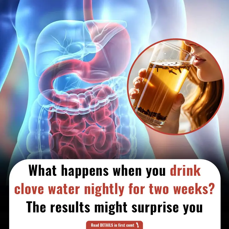 What happens when you drink clove water nightly for two weeks? The results might surprise you