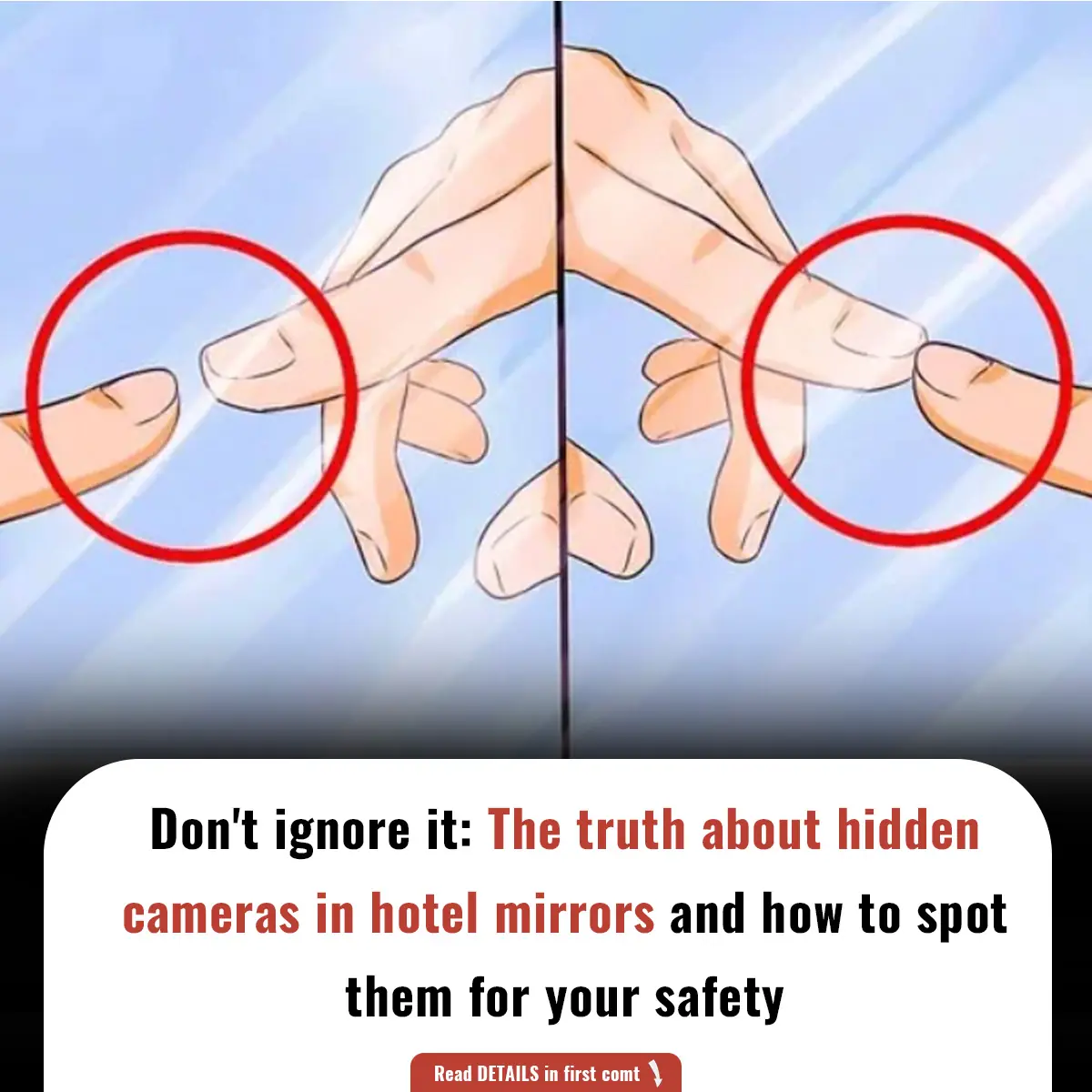 Don't ignore it: The truth about hidden cameras in hotel mirrors and how to spot them for your safety