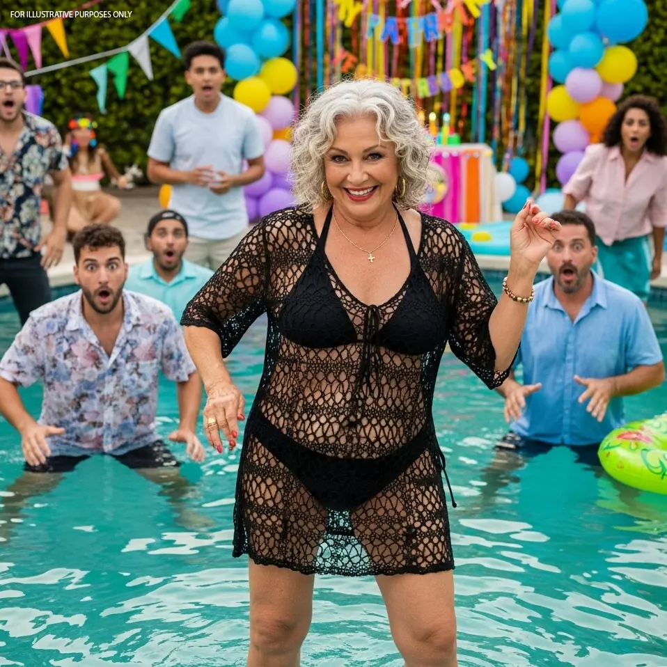 67-Year-Old Grandma Wears Bikini to Granddaughter's Pool Party - What Happened Next Will Sh0ck You