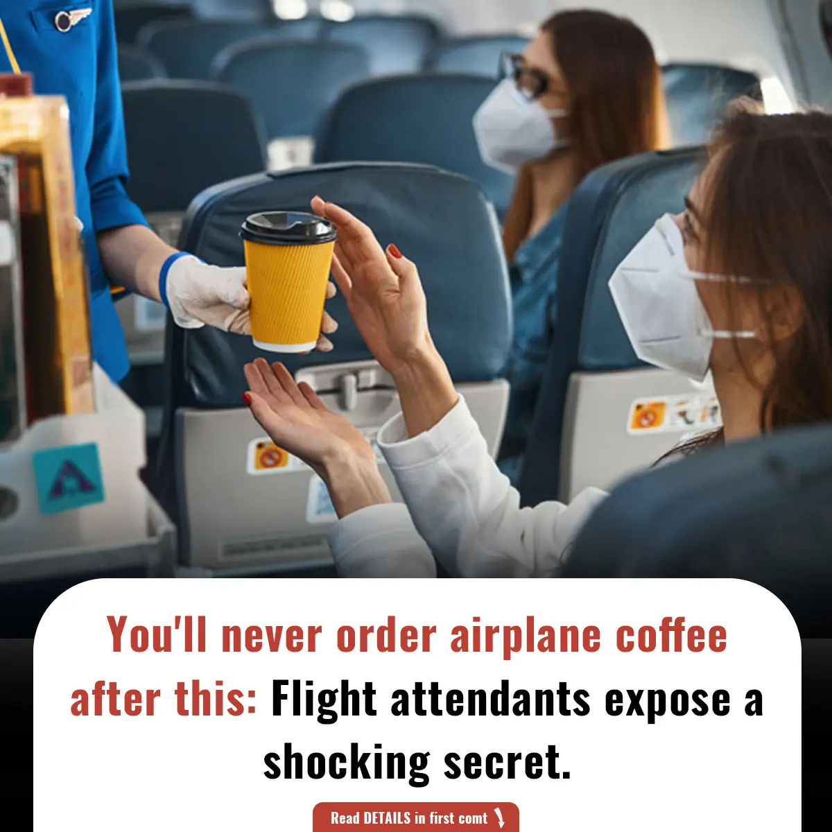 You'll never order airplane coffee after this: Flight attendants expose a shocking secret.