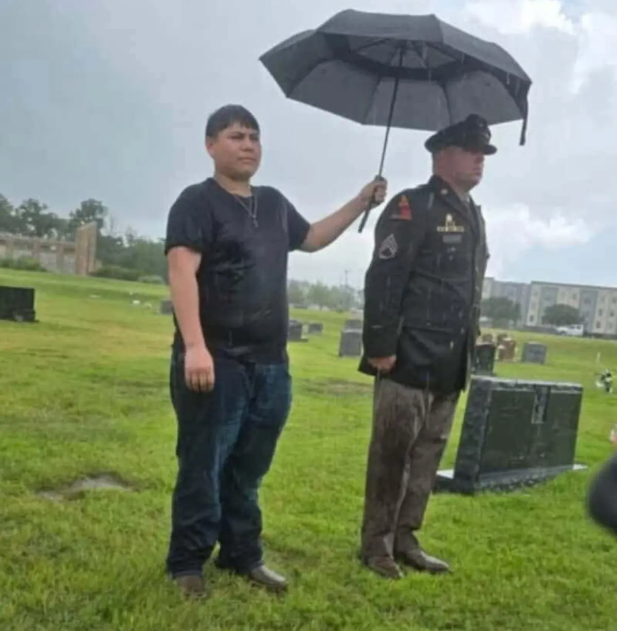 A Young Man's Umbrella: Moises Sauseda's Viral Act of Respect and Empathy