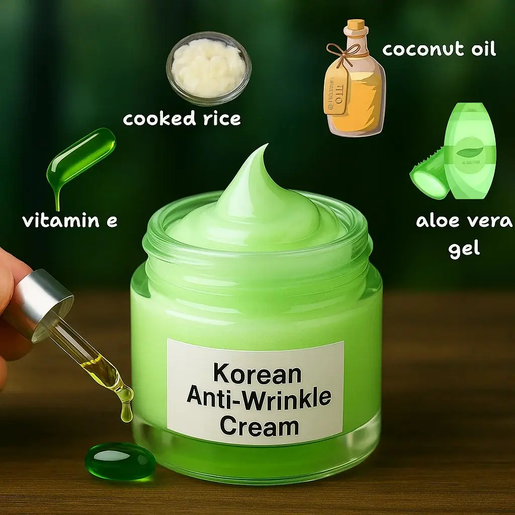 DIY Korean Rice Cream: The Secret to Wrinkle-Free, Glowing Skin Even After 50 – DIY Recipe and Benefits