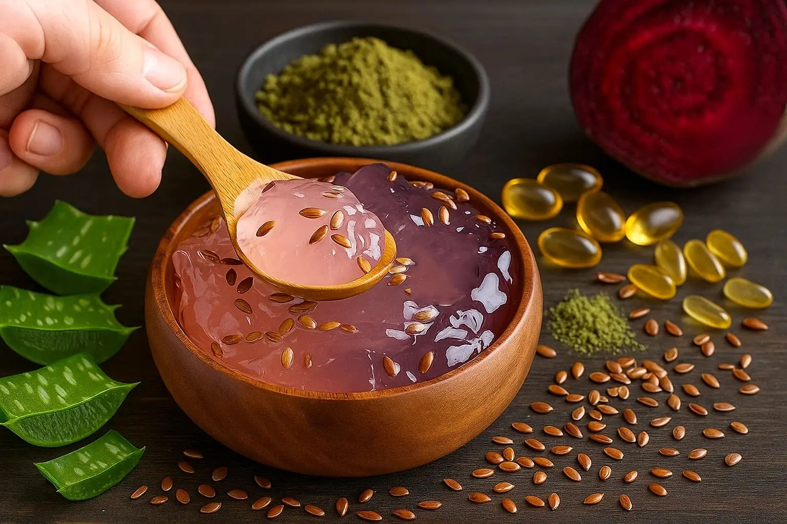Homemade Flaxseed Beetroot Gel for Wrinkles: A Natural Anti-Aging Remedy for Glowing, Youthful Skin