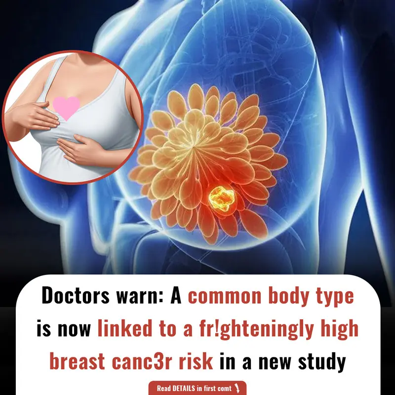 Doctors warn: A common body type is now linked to a fr!ghteningly high breast canc3r risk in a new study.