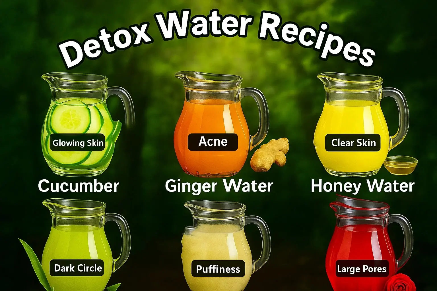 The Ultimate Skincare Detox Water Therapy: Boost Your Glow, Clear Acne, and Hydrate Naturally