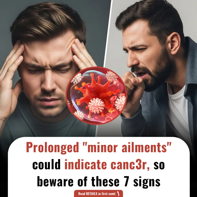 Prolonged "minor ailments" could indicate canc3r, so beware of these 7 signs.