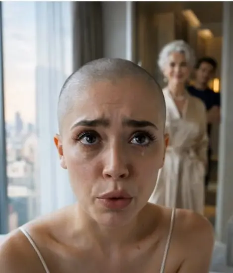 The morning Sophia woke up without her hair, she did not scream