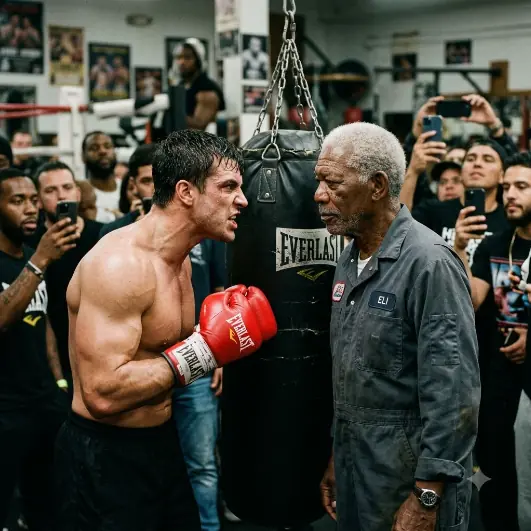 "DODGE MY PUNCH, I'LL BOW DOWN:" ARROGANT PRO BOXER HUMILIATES 68-YEAR-OLD JANITOR ON LIVE STREAM, UNKNOWING HE'S ABOUT TO WAKE UP A SLEEPING LEGEND.