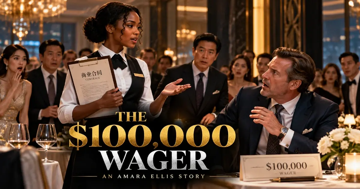 Millionaire Bet $100,000 That a Black Waitress Couldn't Speak Chinese—Her Response Left the Entire Room Speechless