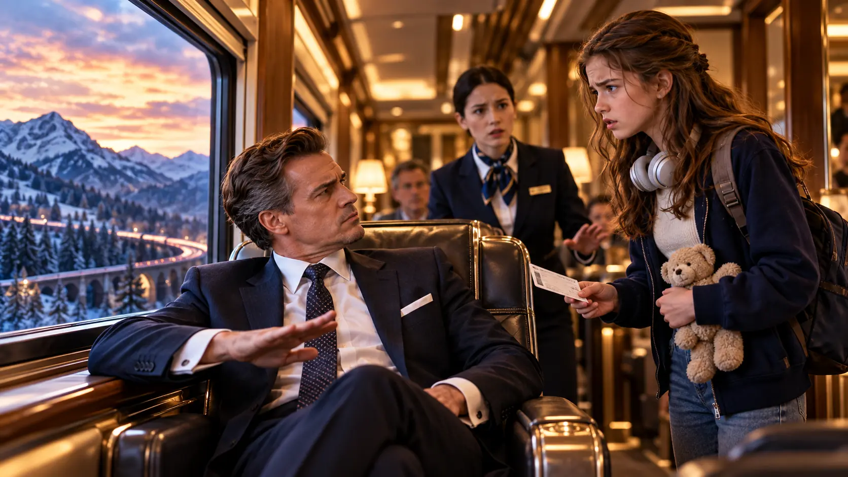 He Refused to Give Up Her First-Class Seat—Until One Phone Call Changed Everything