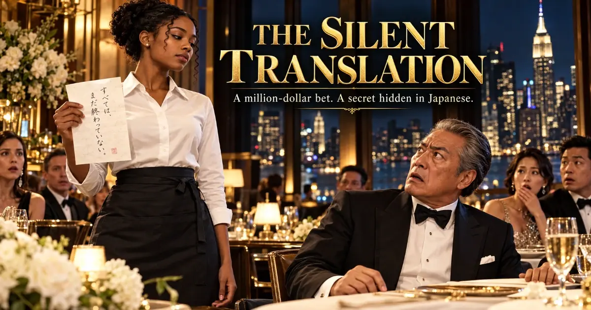 A Millionaire Bet $1 Million That a Black Waitress Couldn't Speak Japanese — Her Response Left Everyone Speechless