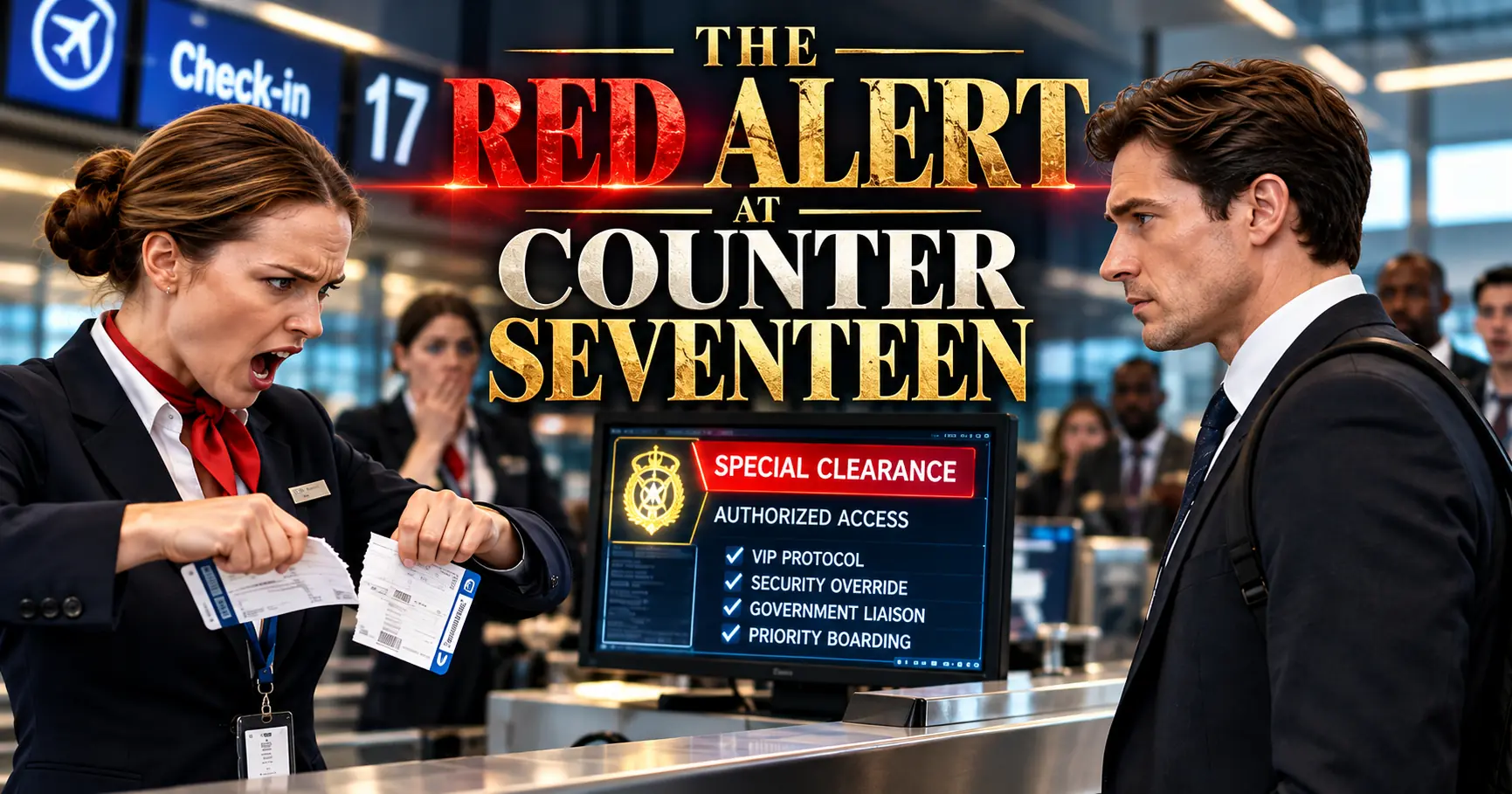 THE RED ALERT AT COUNTER SEVENTEEN
