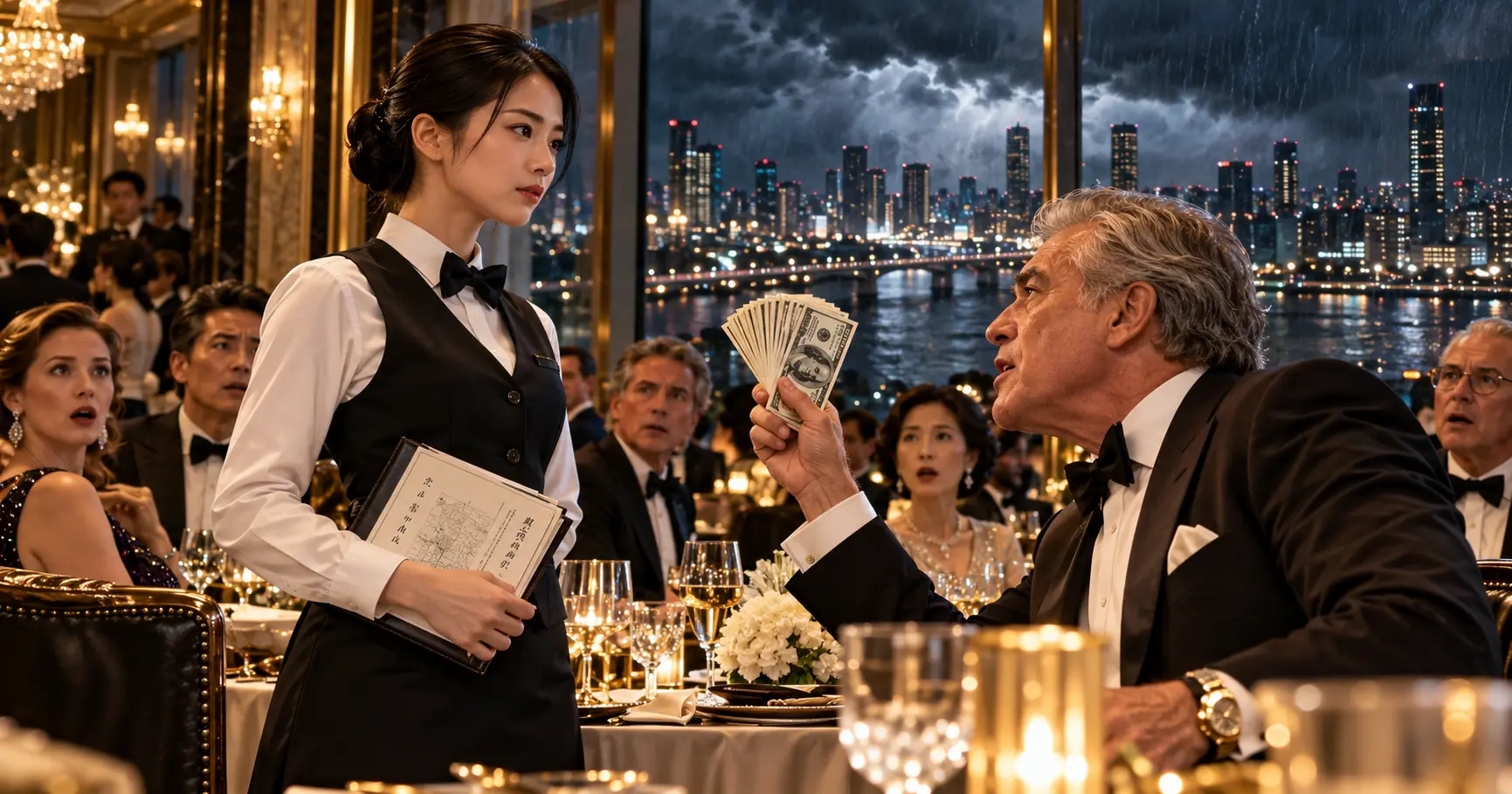 Millionaire Bet $1 Million That a Waitress Couldn't Speak Japanese—Then Her Answer Exposed a Buried Family Secret