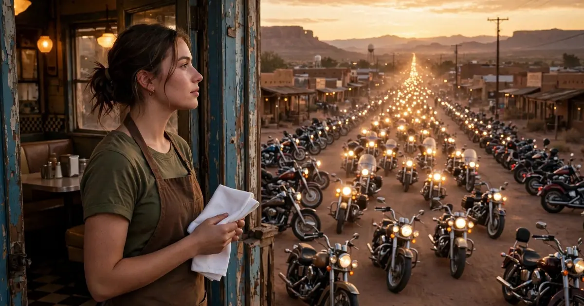 A Thousand Headlights: The Napkin That Brought a Thousand Bikers to the Diner