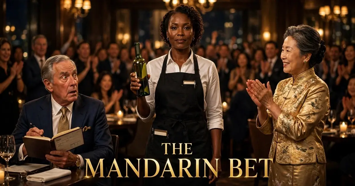 The Mandarin Bet: Millionaire Bet $100,000 That the Black Waitress Couldn't Speak Mandarin — Then She Spoke and the Whole Room Stood Up