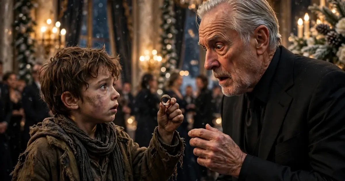 The Boy Who Clutched His Mother's Ring and the Billionaire Who Recognized the Name Engraved Inside