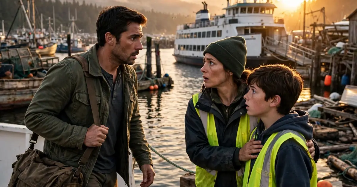 He Came Back After Fourteen Years — and the Boy Standing Beside His First Love on the Ferry Dock Had His Face