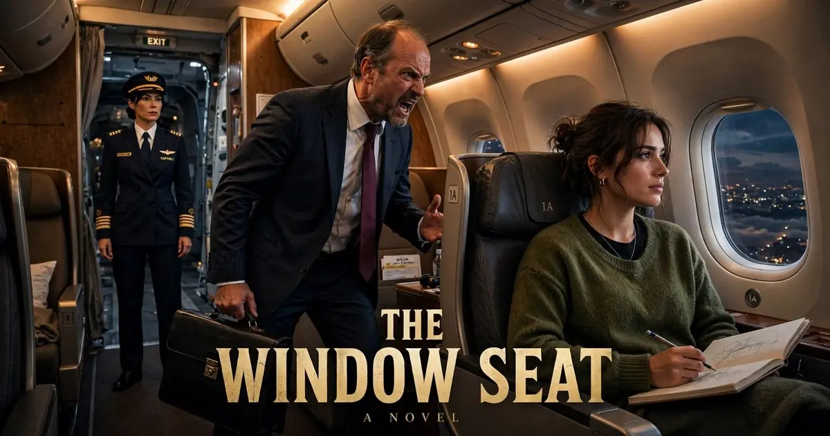The Window Seat: Arrogant CEO Told a 25-Year-Old Girl She Didn't Belong in First Class — Then One Call to Her Father Made the Pilot Go Pale