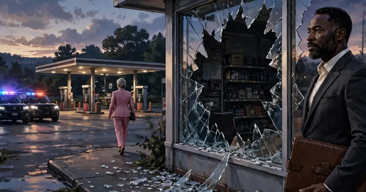 The HOA President Smashed a Homeowner's Gas Station Window — Then the Police Addressed Him as Special Agent in Charge