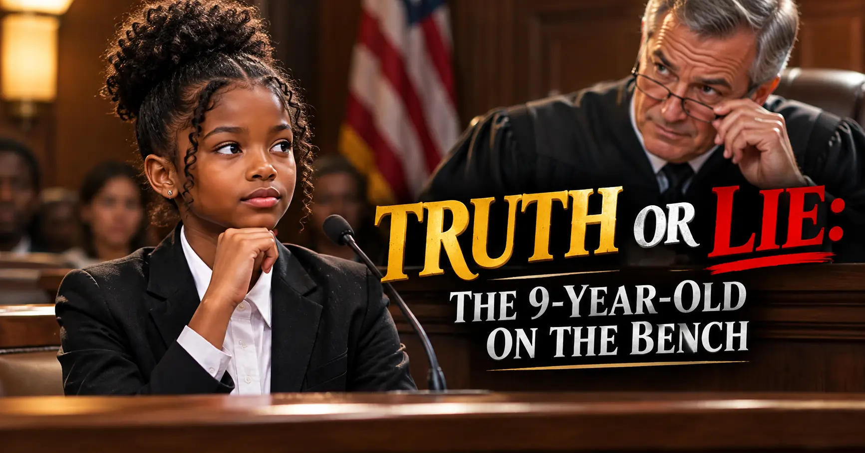 TRUTH OR LIE: THE 9-YEAR-OLD ON THE BENCH