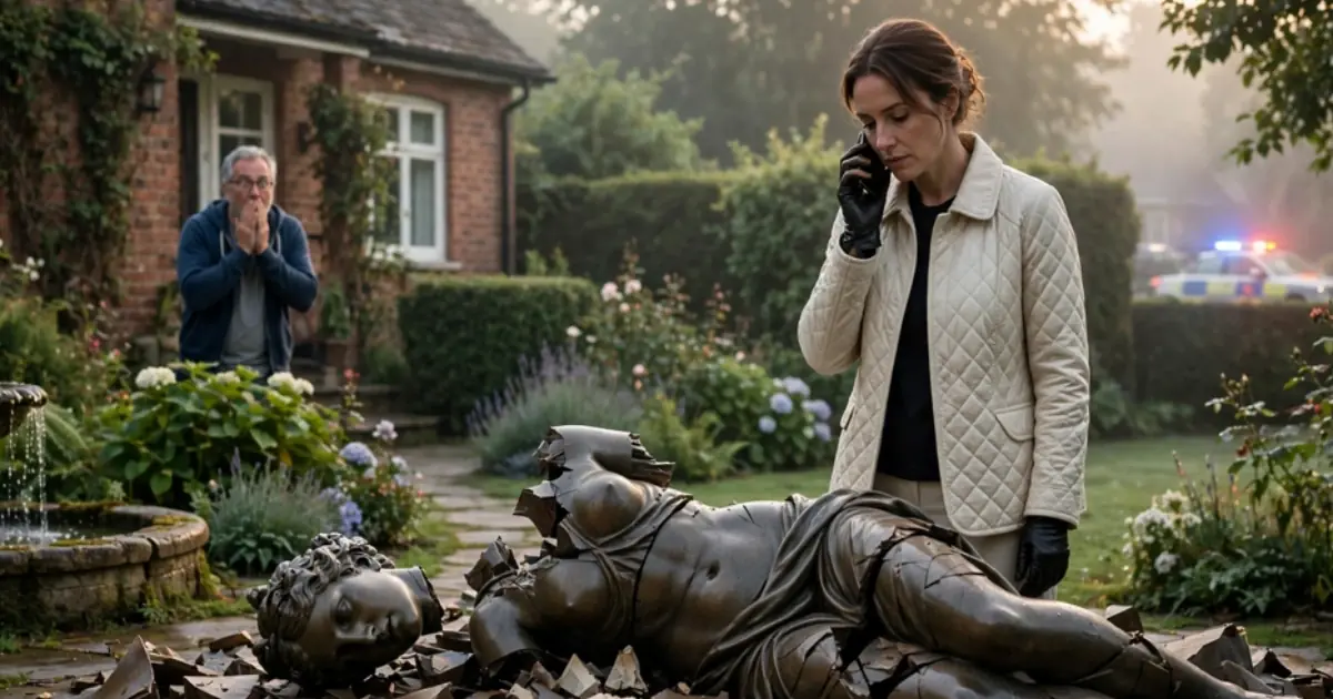 She Destroyed the Rare Statue in My Garden — Then Planted a Fake Mallet to Make Me Take the Blame