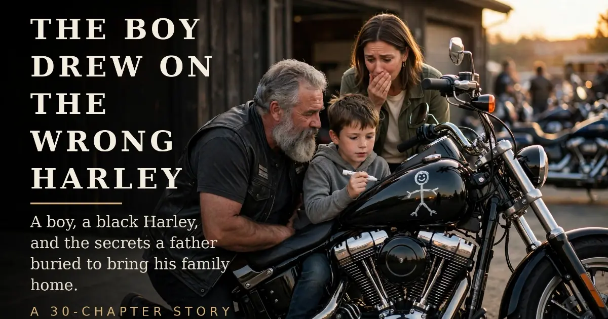 THE BOY DREW ON THE WRONG HARLEY