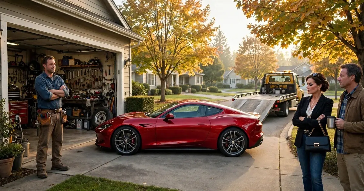 The Red Porsche in My Driveway: The Tow Truck's Secret