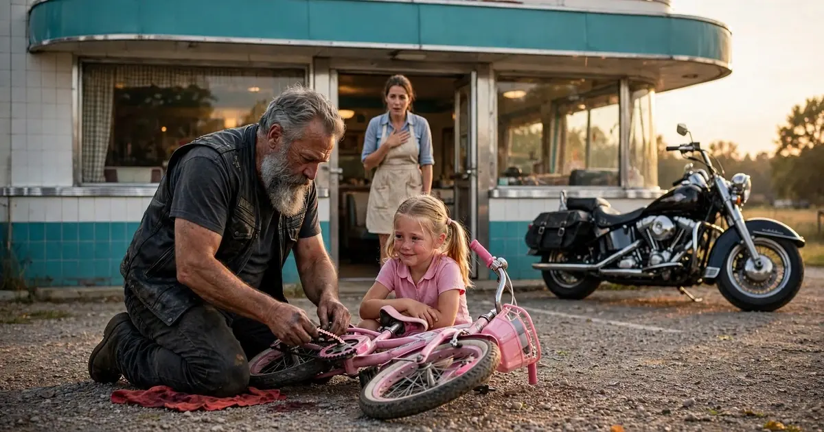 The Chain He Fixed: The Biker, the Girl, the Diner