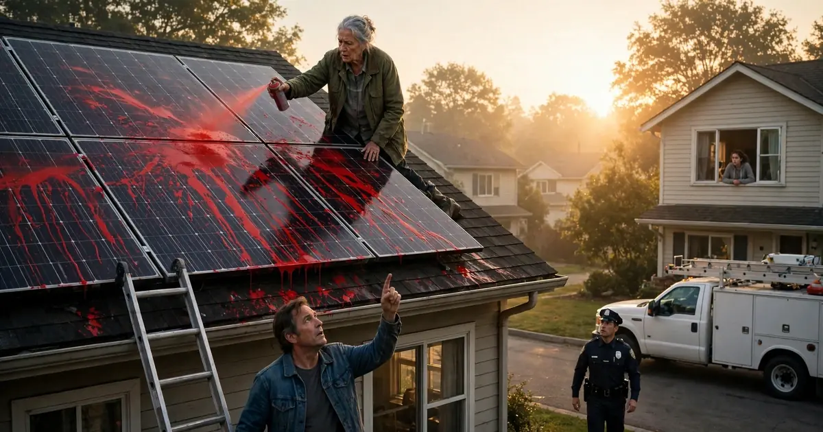 My Neighbor Admitted She Kept Destroying My Solar Panels for One Reason