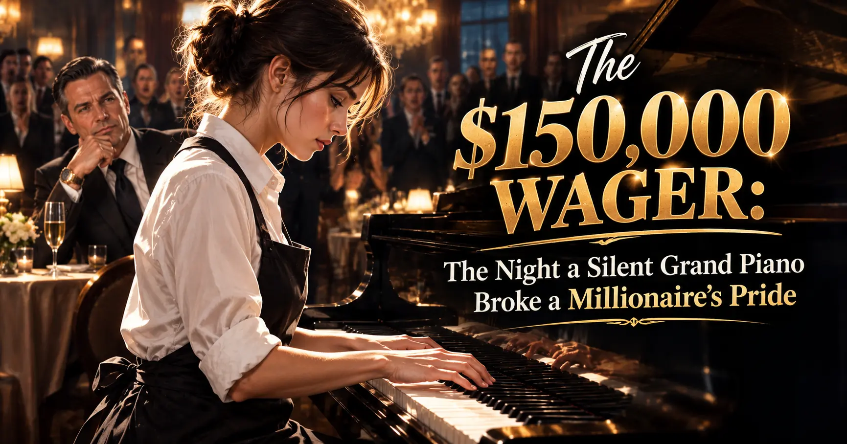 The $150,000 Wager: The Night a Silent Grand Piano Broke a Millionaire’s Pride