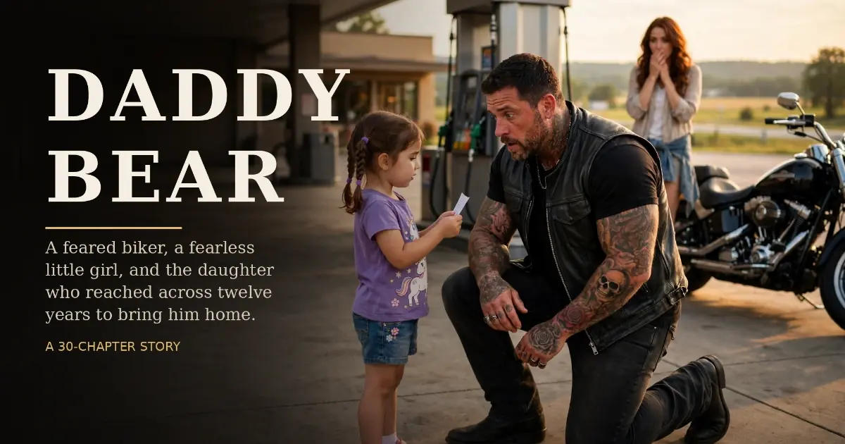 The Little Girl Ran Straight to the Most Feared Biker at Pump Seven and Asked, "Mister, Are You a Bear?" — What She Knew About His Dead Daughter Broke Everyone's Heart