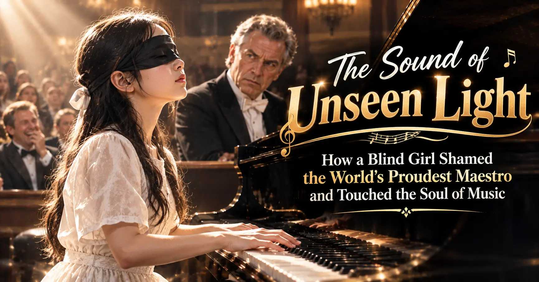 The Sound of Unseen Light: How a Blind Girl Shamed the World's Proudest Maestro and Touched the Soul of Music