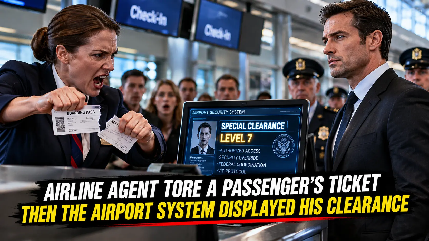 Airline Agent Tore a Passenger’s Ticket at Check-In—Then the Airport System Displayed His Clearance