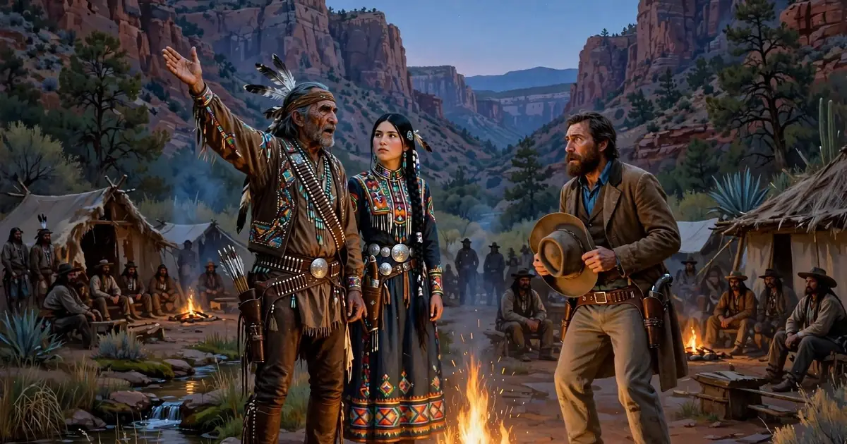 The Apache Chief Growled, "Marry My Rejected Daughter — Or Leave This Valley" — and the Cowboy Went Silent in Shock