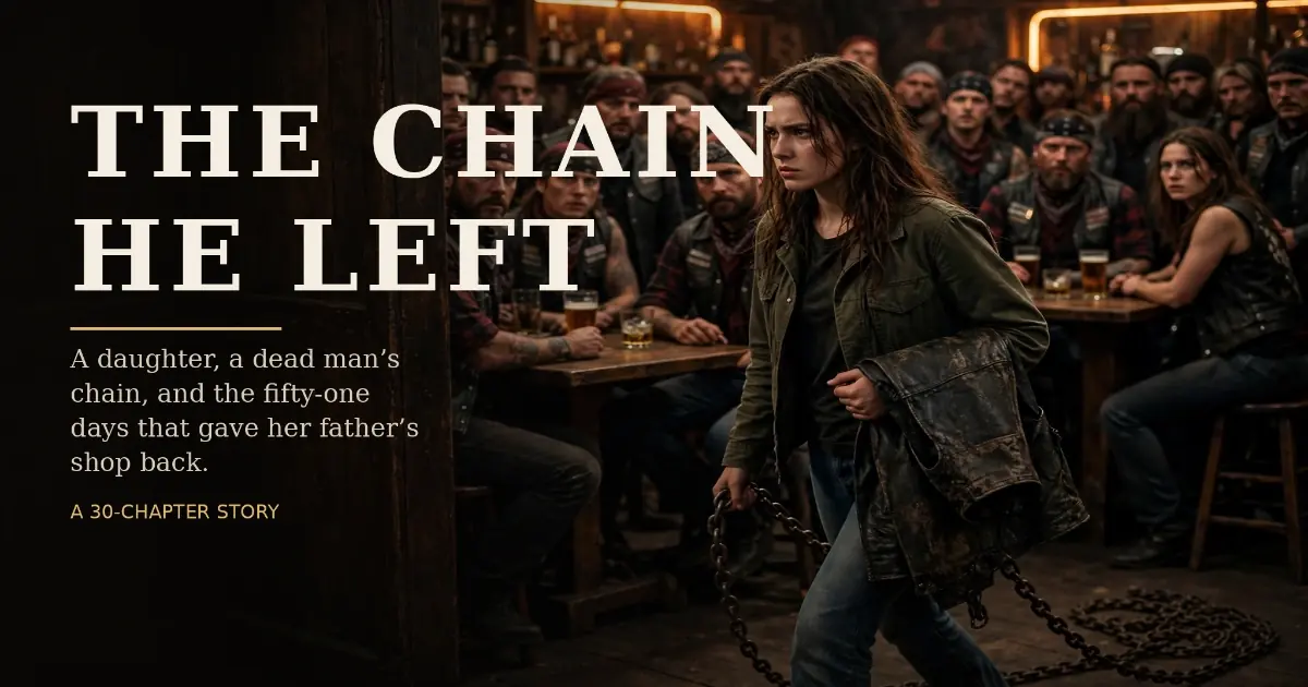 I Dragged My Dead Father's Chain Into a Biker Bar — Then 300 Men Went Silent When They Saw His Name