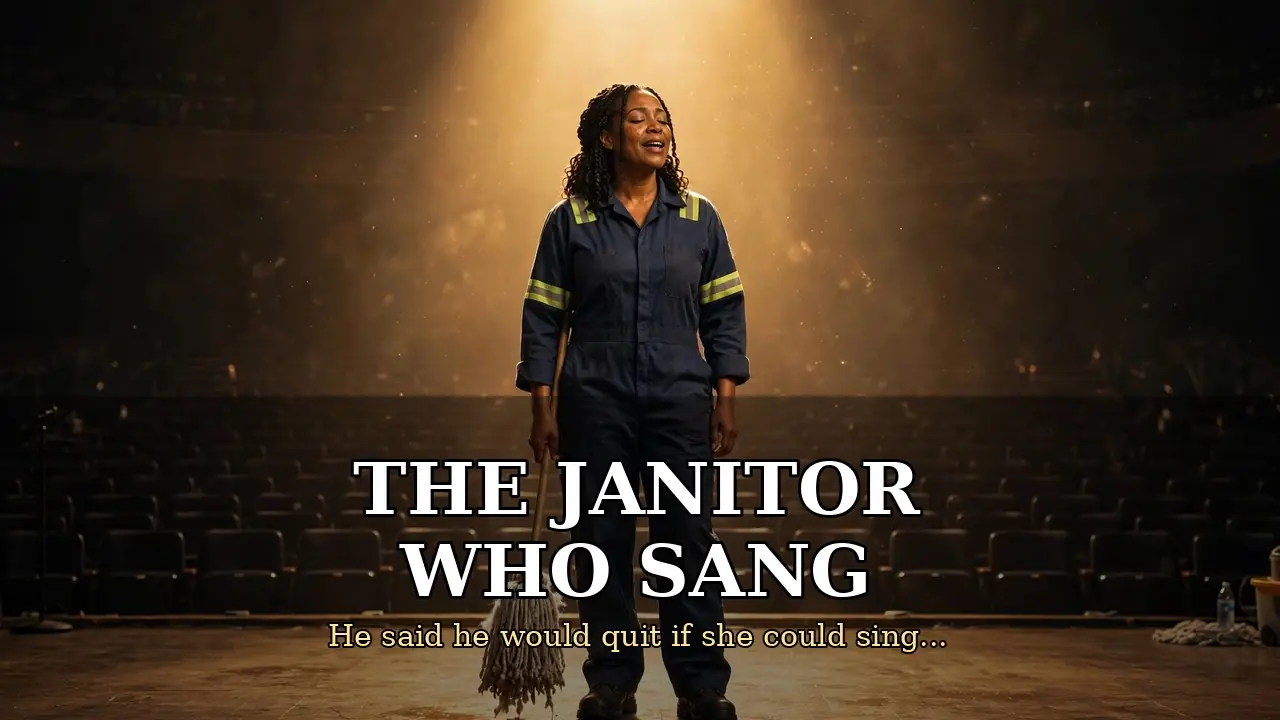The Janitor Who Sang: A Judge Laughed on Live TV and Said He Would Quit If She Could Sing — Then She Opened Her Mouth, and He Could Not Speak